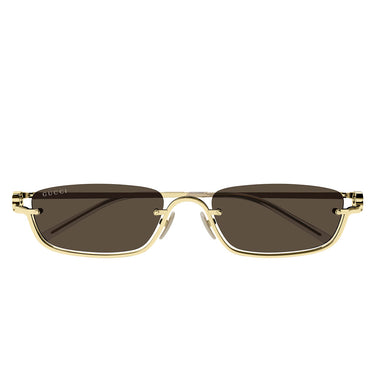Gucci Sunglasses GG1278S 001 Gold/Brown Unisex