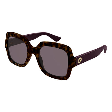 Gucci Occhiali da Sole GG1337S 009 Havana/Viola Donna 1