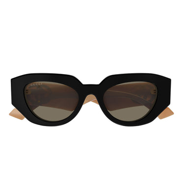 Gucci Sonnenbrille GG1421S 008 Schwarz Rosa Braun Unisex 3
