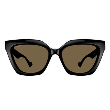Gucci Sunglasses GG1542S 001 Black-Transparent with Clip Women