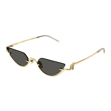 Gucci Sunglasses GG1603S 001 Gold/Gray Unisex