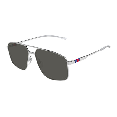 Gucci Sunglasses GG1676S 001 Silver/Gray Men