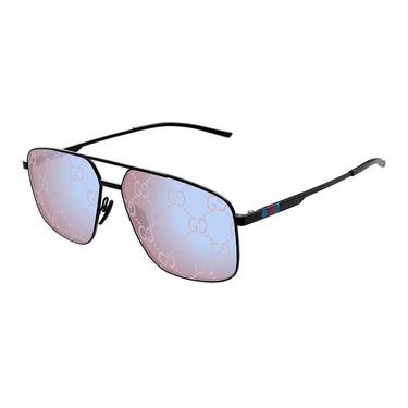 Gucci Sunglasses GG1676S 005 Black/Purple Men