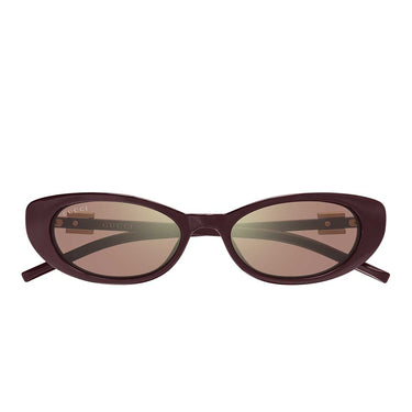 Gucci Occhiali da Sole GG1680S 009 Marrone/Rosa Specchiato Donna