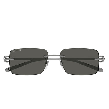 Gucci Occhiali da Sole GG1703S 001 Rutenio-Grigio Unisex 2