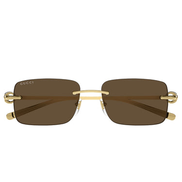 Gucci Sunglasses GG1703S 004 Gold/Brown Unisex