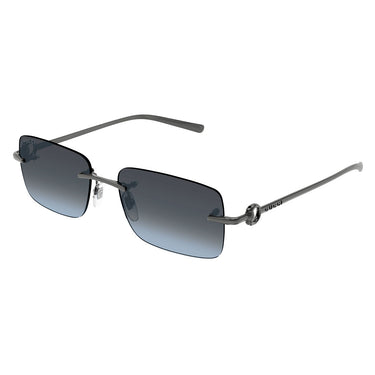 Gucci Sunglasses GG1703S 006 Ruthenium/Blue Unisex