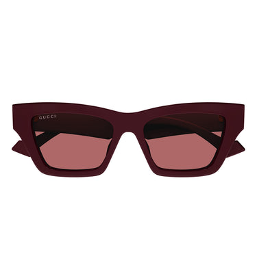 Gucci Sunglasses GG1753S 004 Burgundy/Brown Women