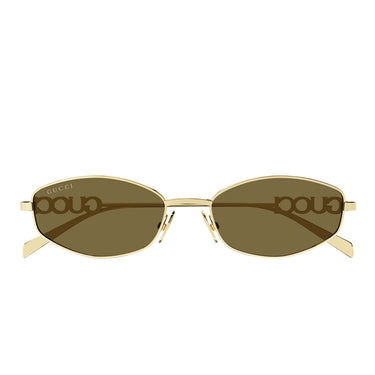 Gucci Sunglasses GG1802S 005 Gold/Brown Women