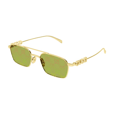Gucci Sunglasses GG1804S 002 Gold/Green Women 1