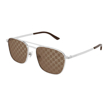Gucci Sunglasses GG1881S 004 Silver/Brown Men 2