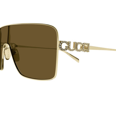 Gucci Occhiali da Sole GG1936S 003 Oro Marrone Donna 3