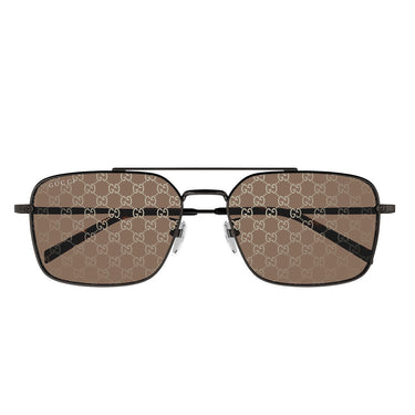 Gucci Sunglasses GG1957SA 005 Gray/Brown Men