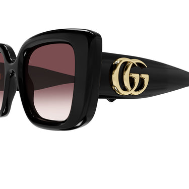 Gucci Occhiali da Sole GG1975S 001 Nero/Rosso Donna 4