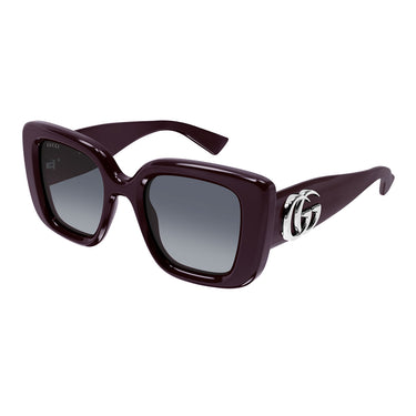 Gucci Occhiali da Sole GG1975S 004 Viola Grigio Donna 2