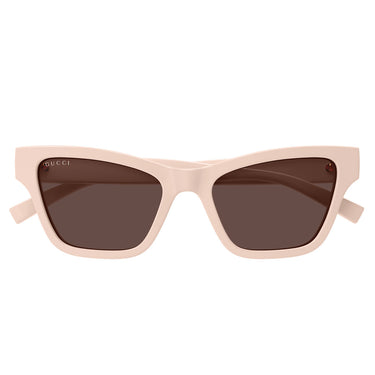 Gucci Okulary Przeciwsłoneczne GG1982S 004 Różowo-Brązowe Damskie
