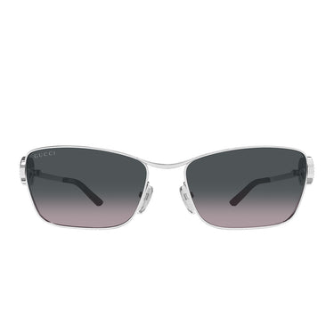 Gucci Occhiali da Sole GG2045S 002 Argento Grigio Donna