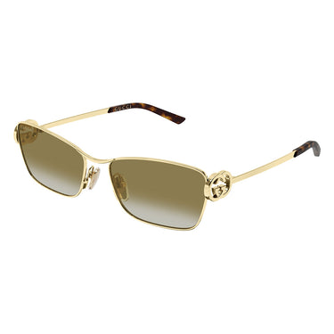 Gucci Occhiali da Sole GG2045S 003 Oro Marrone Donna 2