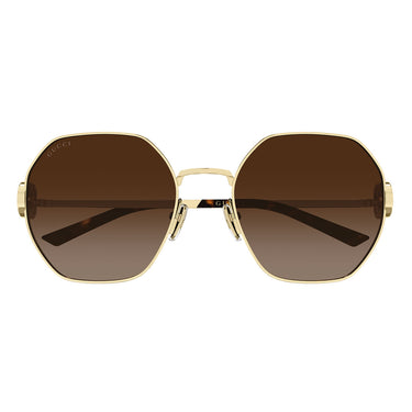 Gucci Occhiali da Sole GG2046S 003 Oro Marrone Donna