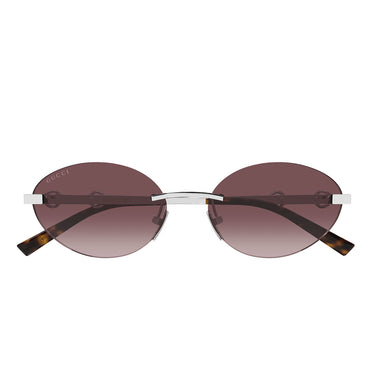 Gucci Occhiali da Sole GG2051S 003 Argento Rosso Donna