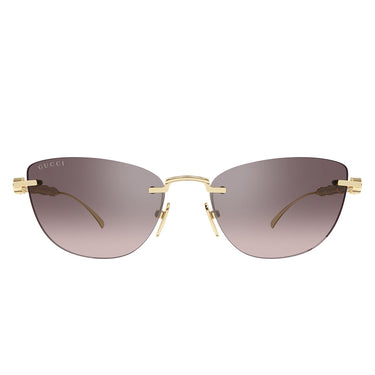 Gucci Occhiali da Sole GG2063S 005 Oro Marrone Donna