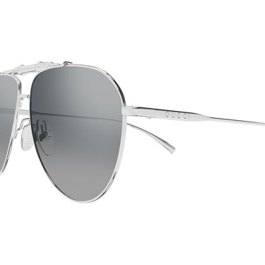 Gucci Occhiali da Sole GG2064S 002 Argento/Grigio Uomo 3