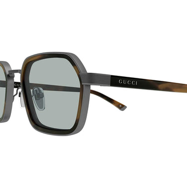 Gucci Occhiali da Sole GG2074S 002 Gunmetal Marrone/Blu Uomo 2