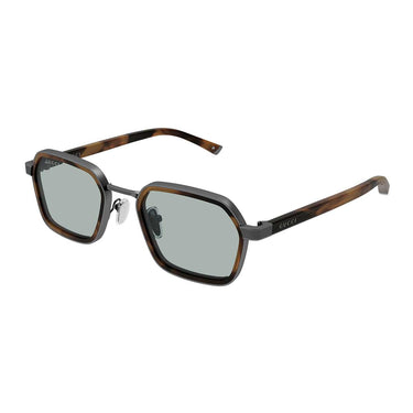 Gucci Occhiali da Sole GG2074S 002 Gunmetal Marrone/Blu Uomo 1