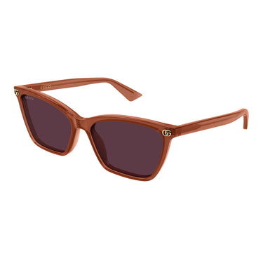 Gucci Occhiali da Sole GG2111S 004 Arancione Rosso Donna 2