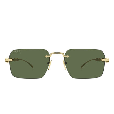Gucci Occhiali da Sole GG2154S 003 Oro/Verde Uomo