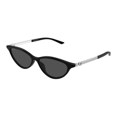 Gucci Occhiali da Sole GG2211S 002 Argento Nero/Grigio Scuro Donna 2