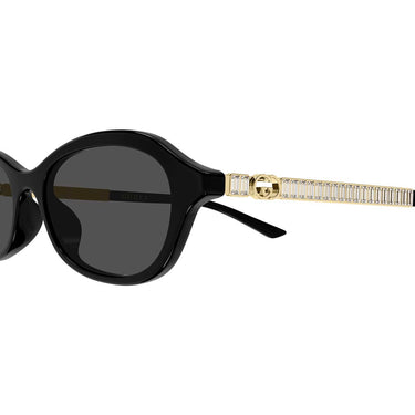 Gucci Occhiali da Sole GG2212S 001 Oro Nero/Grigio Scuro Donna 3
