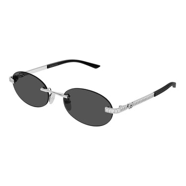Gucci Occhiali da Sole GG2214S 002 Argento/Grigio Donna 2