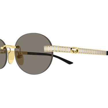 Gucci Occhiali da Sole GG2214S 003 Oro/Grigio Donna 3