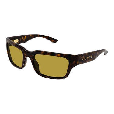 Gucci Occhiali da Sole GG2240S 006 Marrone/Giallo Uomo 2