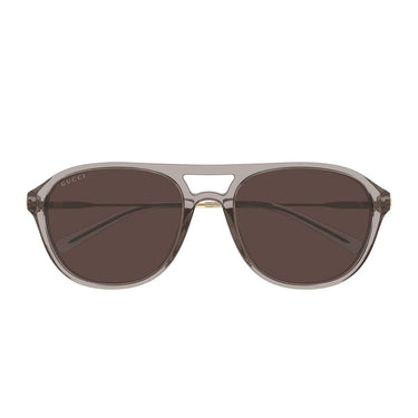 Gucci Occhiali da Sole GG2254SK 003 Grigio Oro/Marrone Uomo