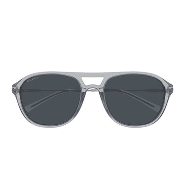 Gucci Occhiali da Sole GG2254SK 004 Grigio Argento/Blu Uomo