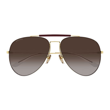 Gucci Occhiali da Sole GG2255S 003 Oro/Marrone Uomo