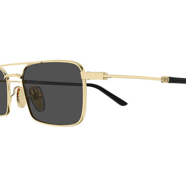 Gucci Occhiali da Sole GG2258S 001 Oro Nero/Grigio Unisex 3
