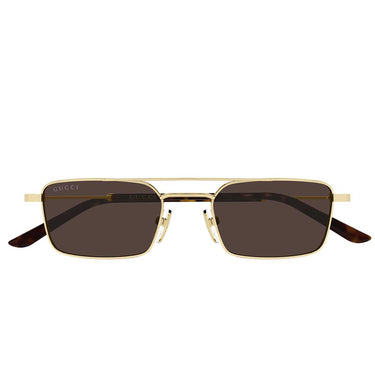 Gucci Occhiali da Sole GG2258S 002 Oro Marrone/Marrone Unisex