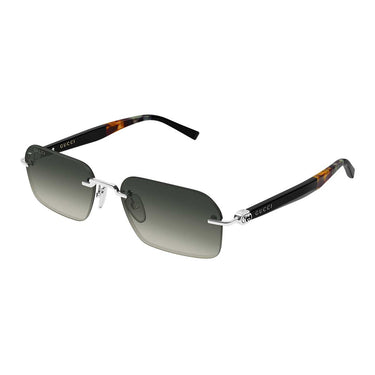 Gucci Occhiali da Sole GG2259S 003 Argento Nero/Grigio Uomo 2