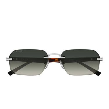 Gucci Occhiali da Sole GG2259S 003 Argento Nero/Grigio Uomo