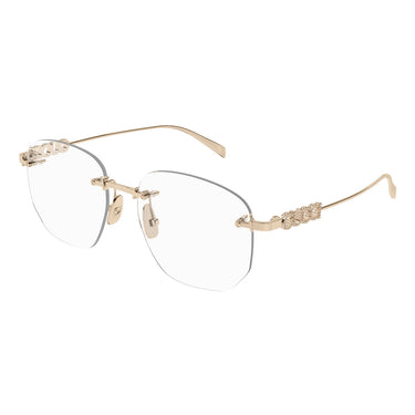 Gucci Eyeglasses GG1806O 003 Rose Gold/Clear Women
