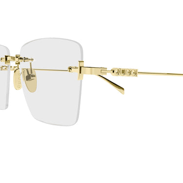 Gucci GG1938O 001 Gold/Transparent Women's Eyeglasses 3