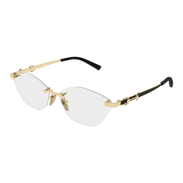 Gucci Occhiali da Vista GG2050O 001 Nero Trasparente Donna 2
