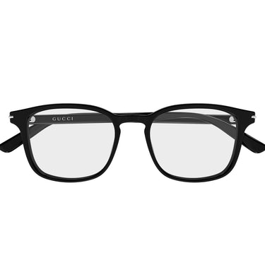 Gucci Occhiali da Vista GG2129O 001 Nero Trasparente Uomo