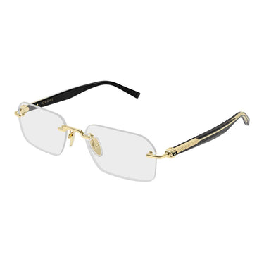 Gucci Occhiali da Vista GG2260O 001 Oro Nero/Trasparente Uomo 2