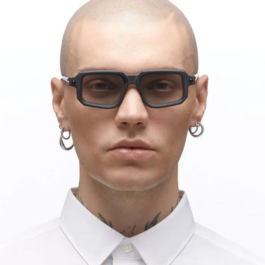 Kuboraum Occhiali da Sole Maske P23 BMH Marrone Nero/Grigio Chiaro Unisex