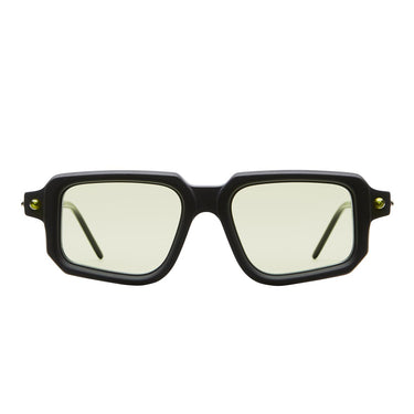 Kuboraum Occhiali da Sole Maske P23 BML Nero Opaco/Verde Chiaro Unisex