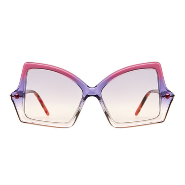Kuboraum Occhiali da Sole Maske P30 NE Neon/Viola Arancione Sfumato Unisex